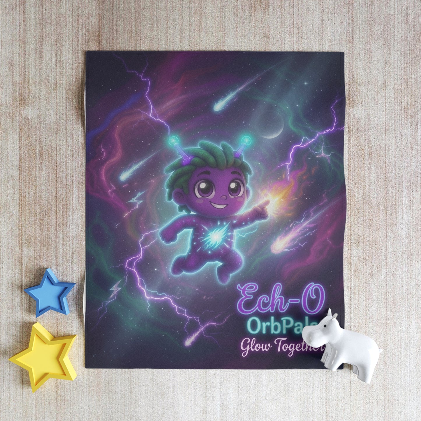 Ech-O Throw Blanket – Courage Trait Buddy