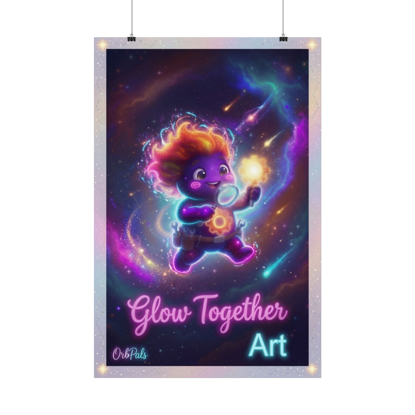 Art the Inventor Satin Poster – Curiosity Trait Buddy