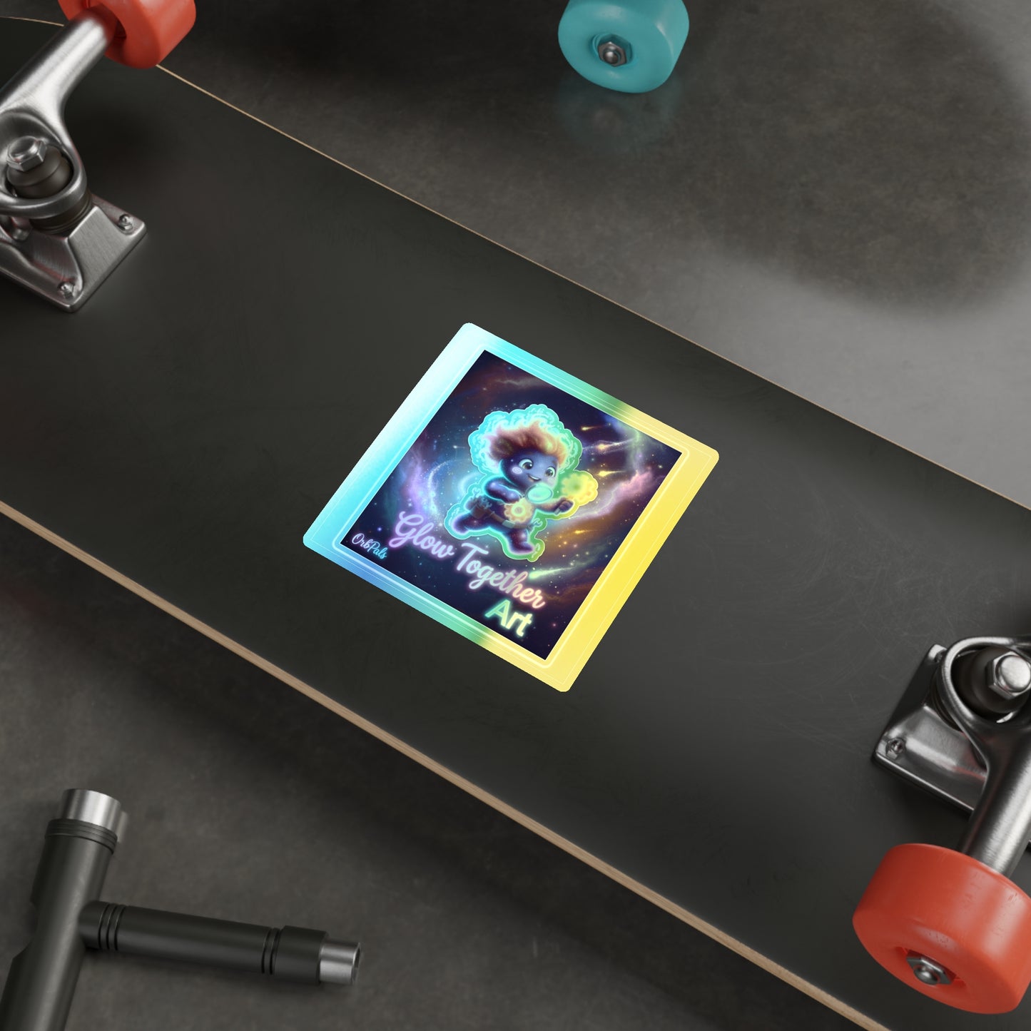 Art Holographic Sticker – Curiosity Trait Buddy