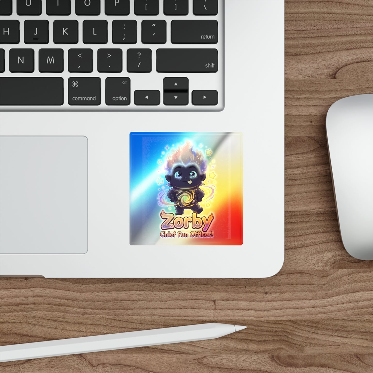 Zorby Holographic Sticker – Bounce-Back Trait Buddy