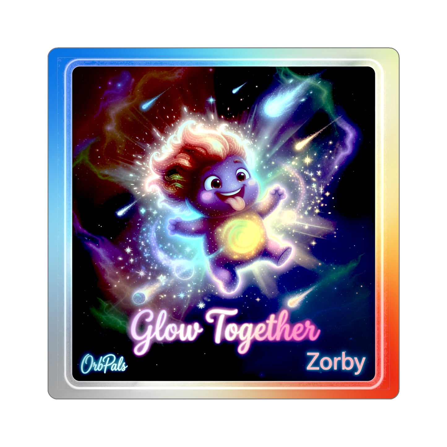 Zorby Holographic Sticker – Bounce-Back Trait Buddy