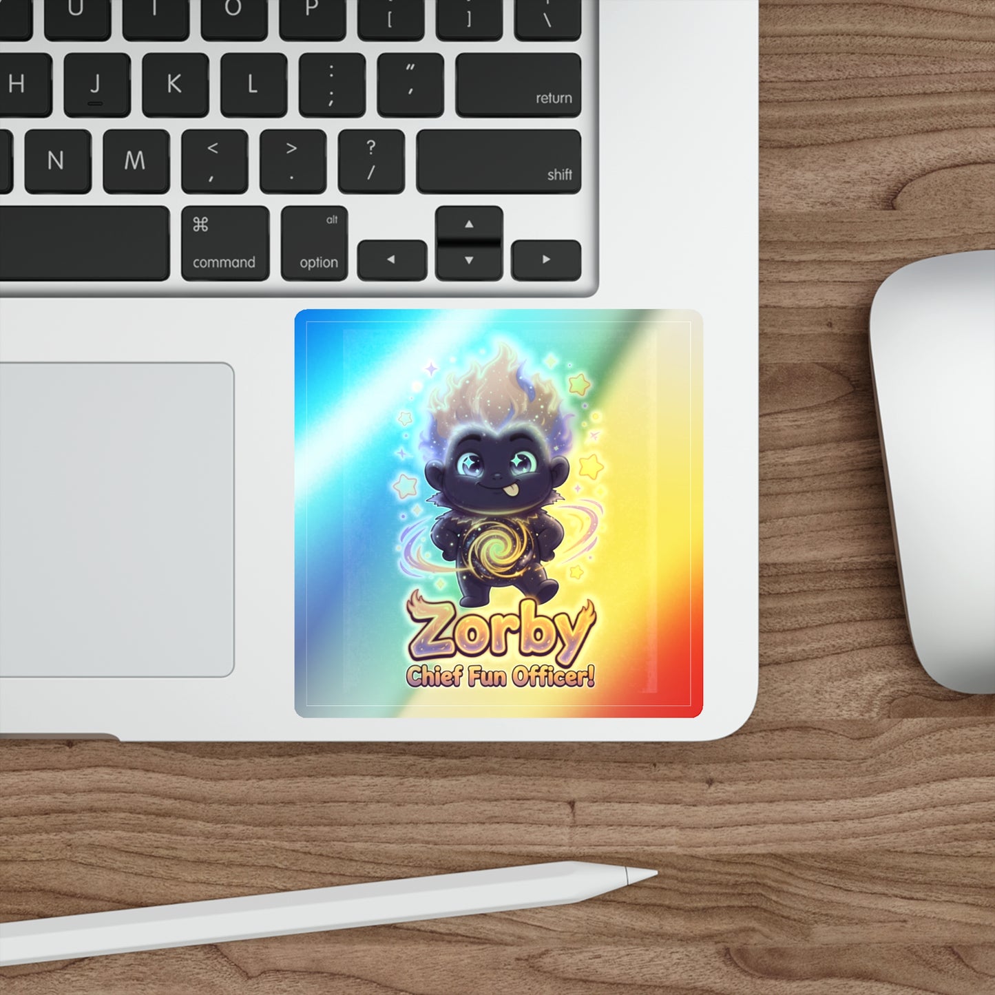 Zorby Holographic Sticker – Bounce-Back Trait Buddy