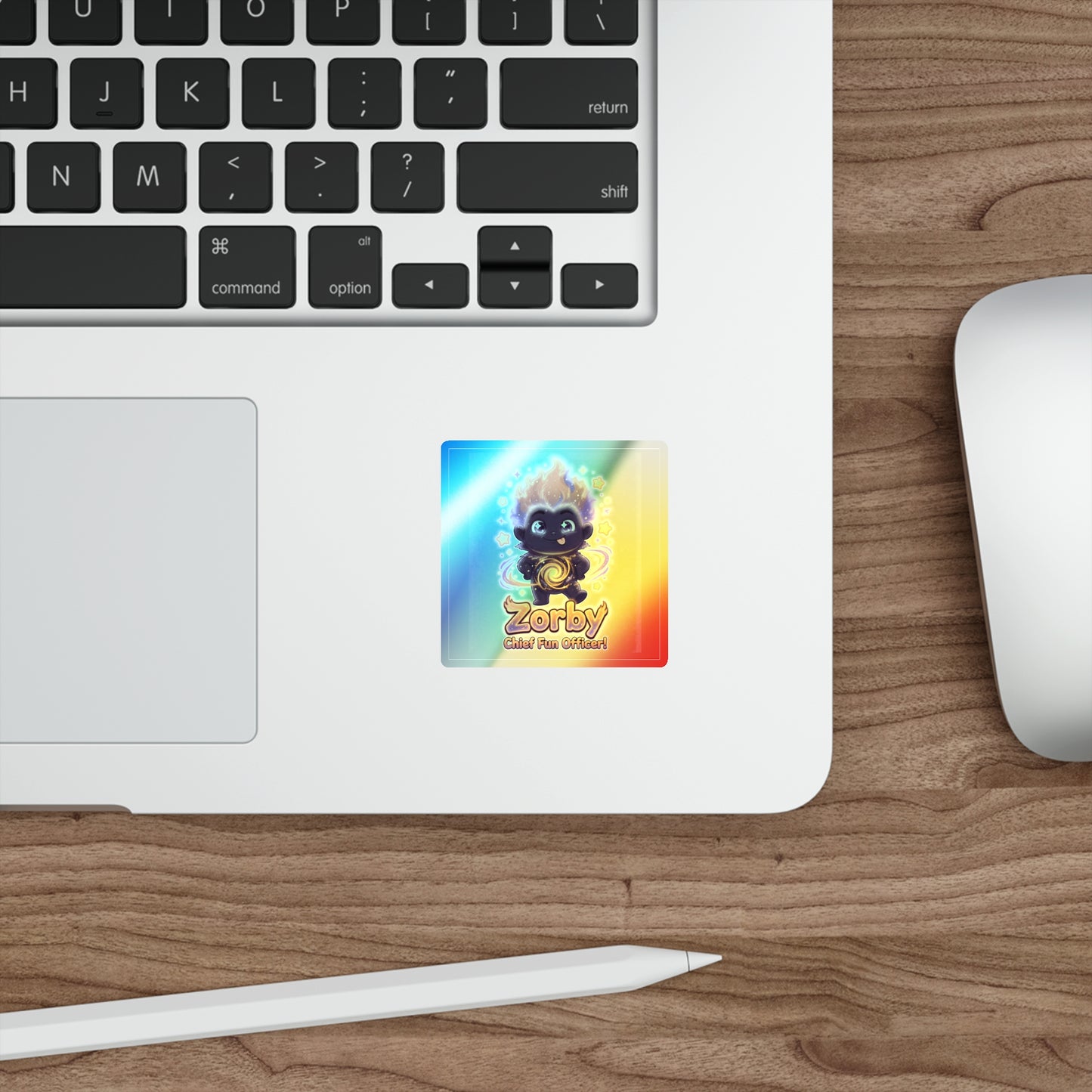 Zorby Holographic Sticker – Bounce-Back Trait Buddy