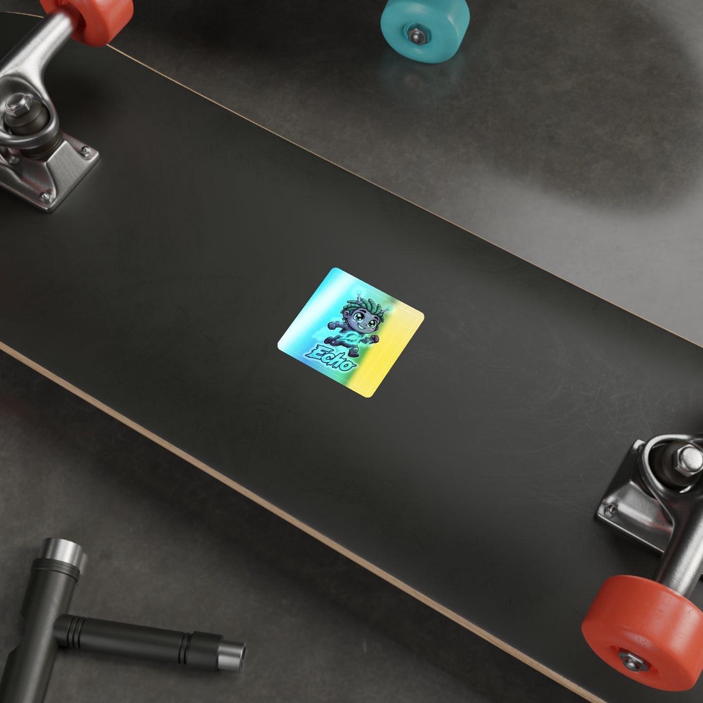 Ech-O Holographic Sticker – Courage Trait Buddy