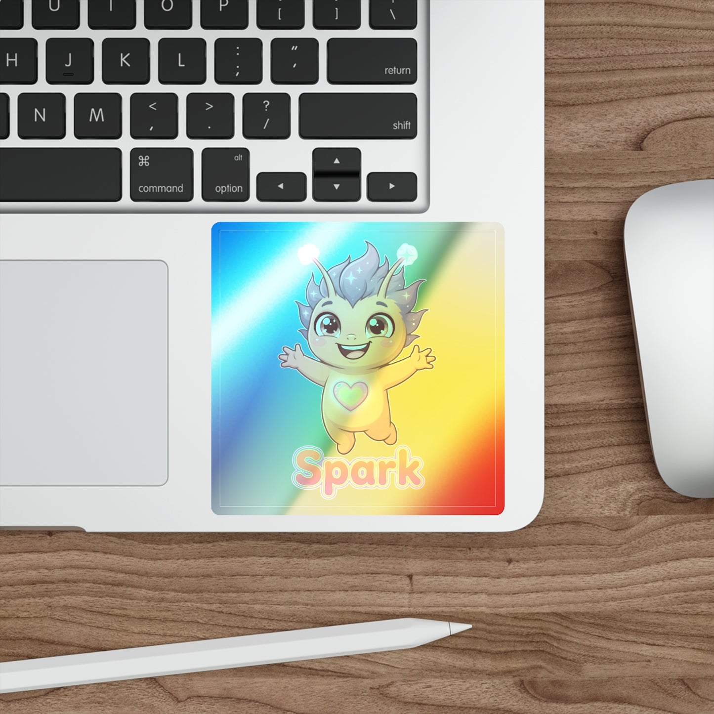 Spark Holographic Sticker – Kindness Trait Buddy