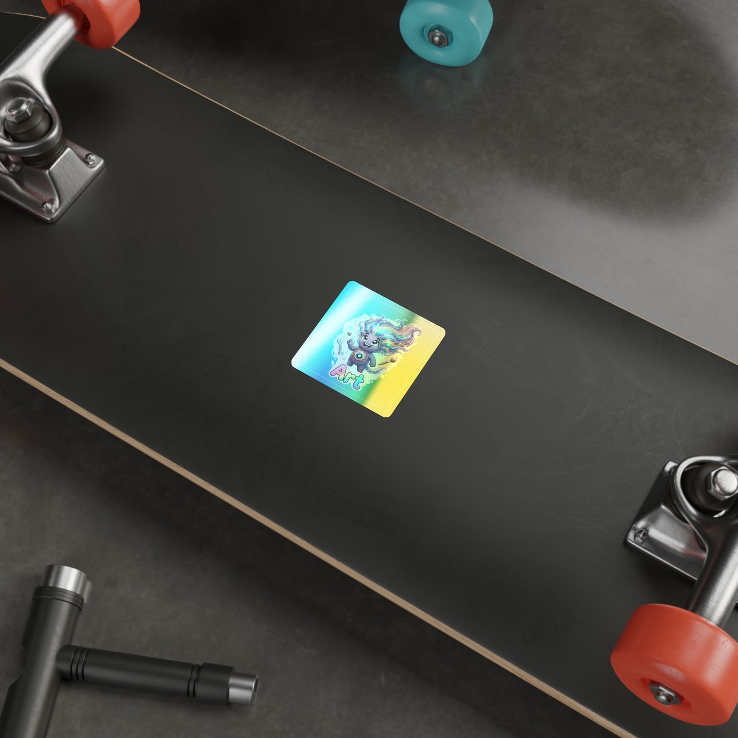 Art Holographic Sticker – Curiosity Trait Buddy