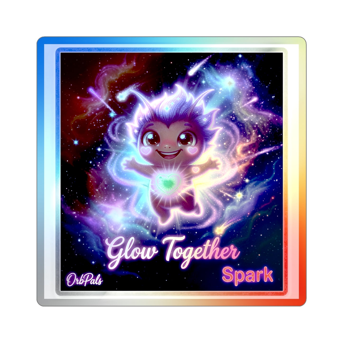 Spark Holographic Sticker – Kindness Trait Buddy