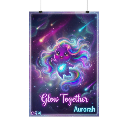 Aurorah the Brightest Star Satin Poster – Hope Trait Buddy