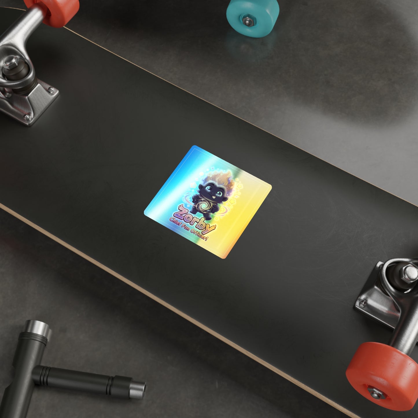 Zorby Holographic Sticker – Bounce-Back Trait Buddy