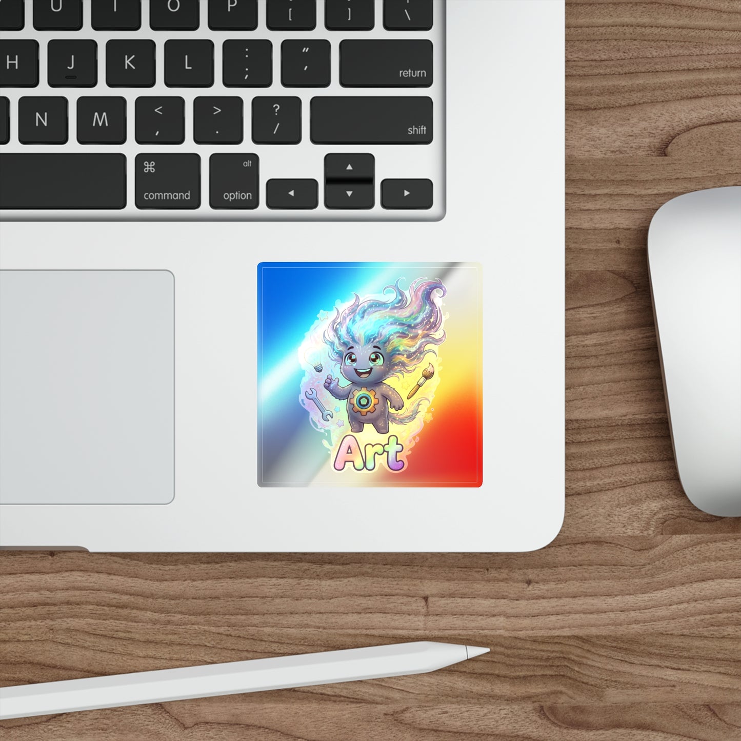 Art Holographic Sticker – Curiosity Trait Buddy