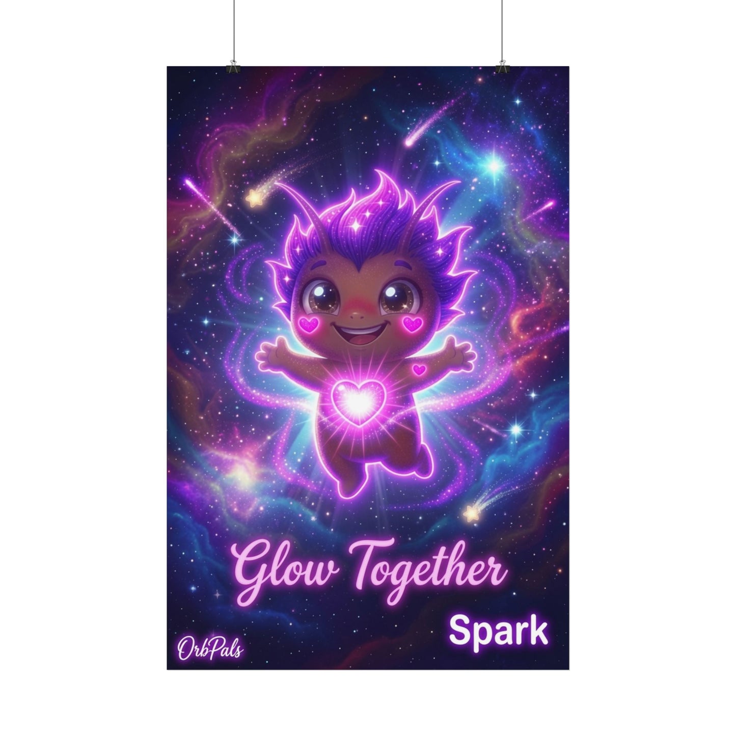 Spark the Creative Heart Satin Poster – Kindness Trait Buddy