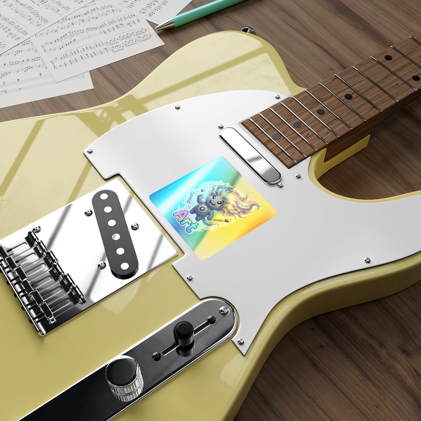Art Holographic Sticker – Curiosity Trait Buddy