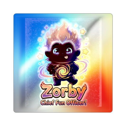 Zorby Holographic Sticker – Bounce-Back Trait Buddy