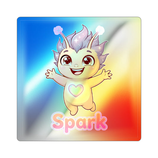 Spark Holographic Sticker – Kindness Trait Buddy