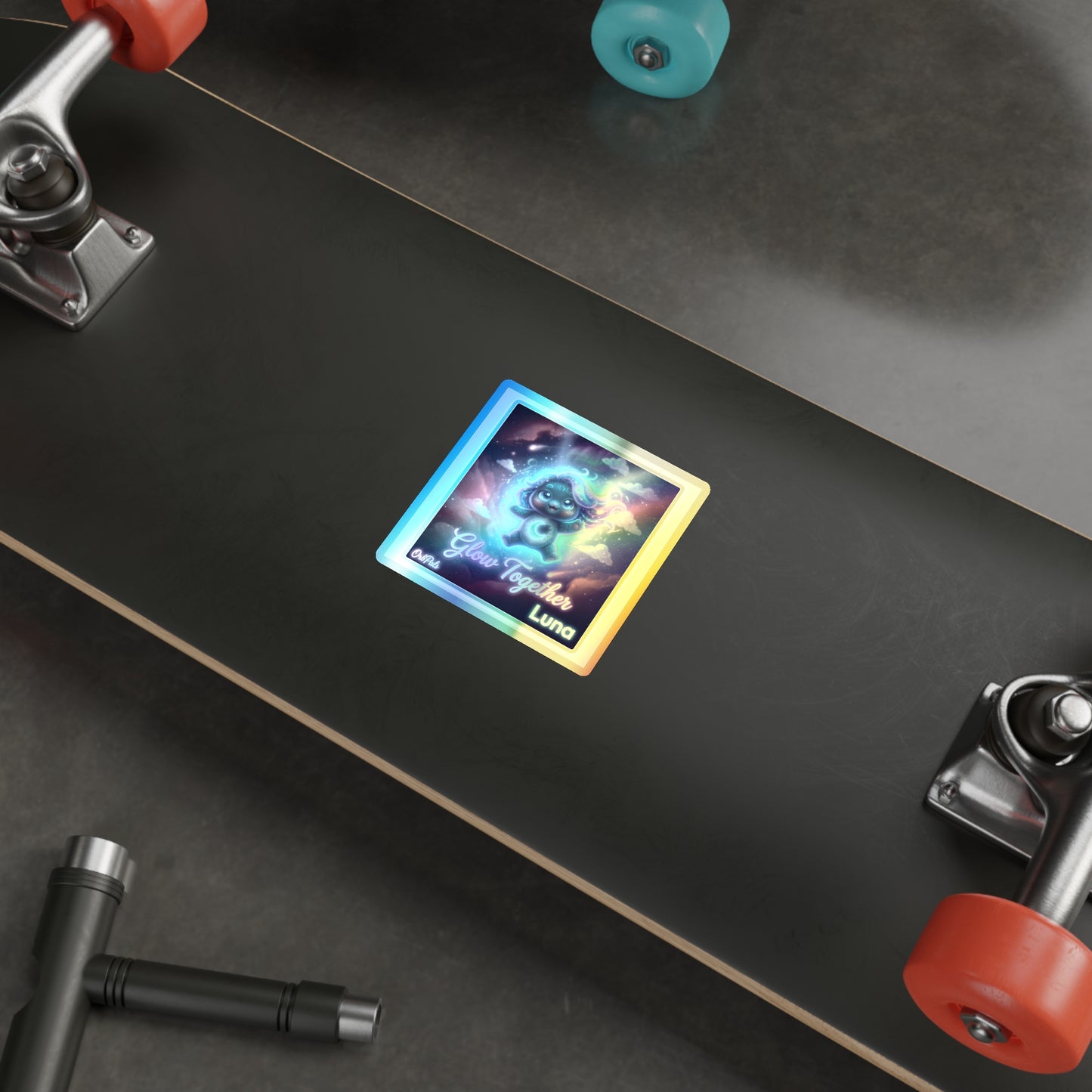 Luna Holographic Sticker – Imagination Trait Buddy