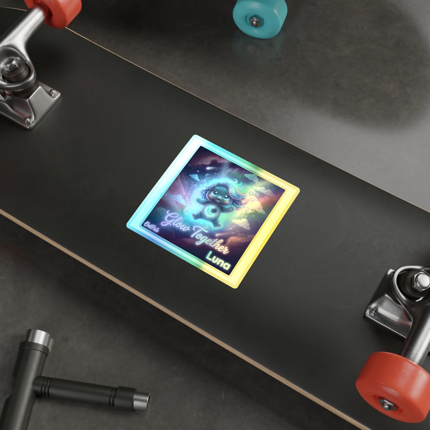 Luna Holographic Sticker – Imagination Trait Buddy