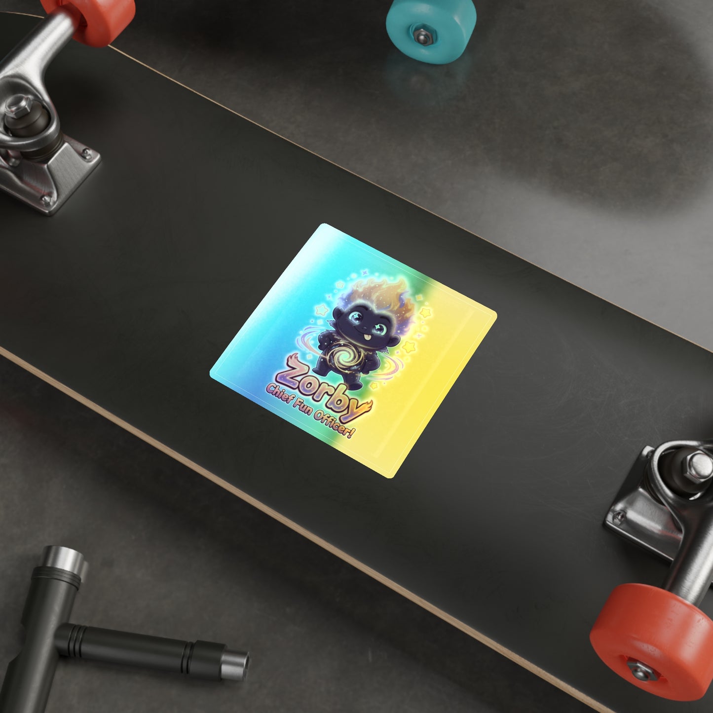 Zorby Holographic Sticker – Bounce-Back Trait Buddy