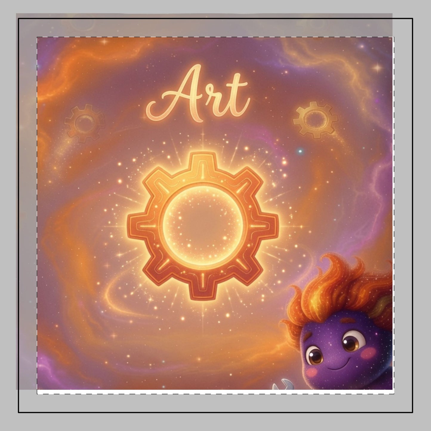 Art Decorative Pillow – Curiosity Trait Buddy