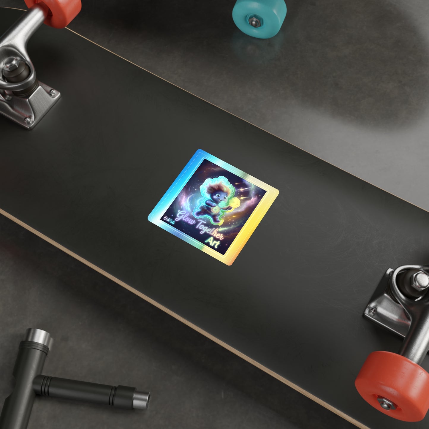 Art Holographic Sticker – Curiosity Trait Buddy