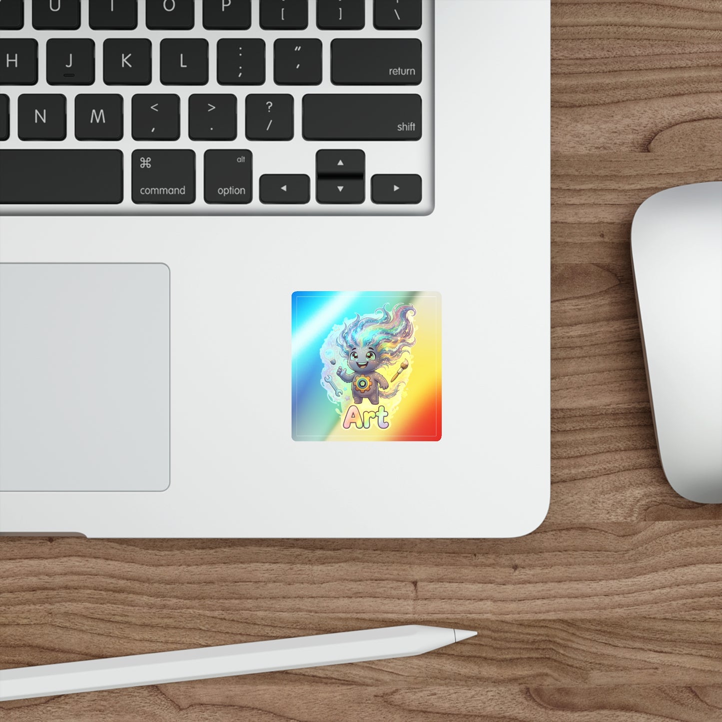 Art Holographic Sticker – Curiosity Trait Buddy
