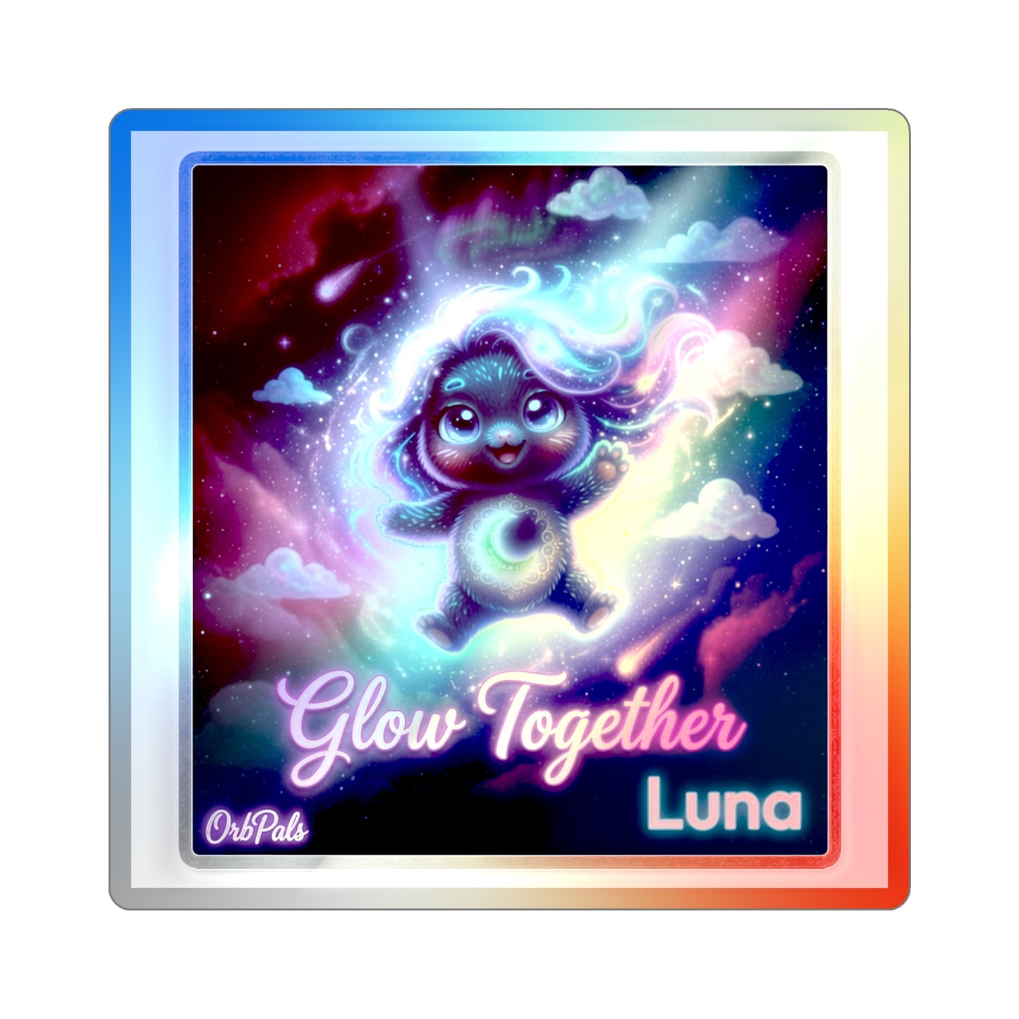 Luna Holographic Sticker – Imagination Trait Buddy