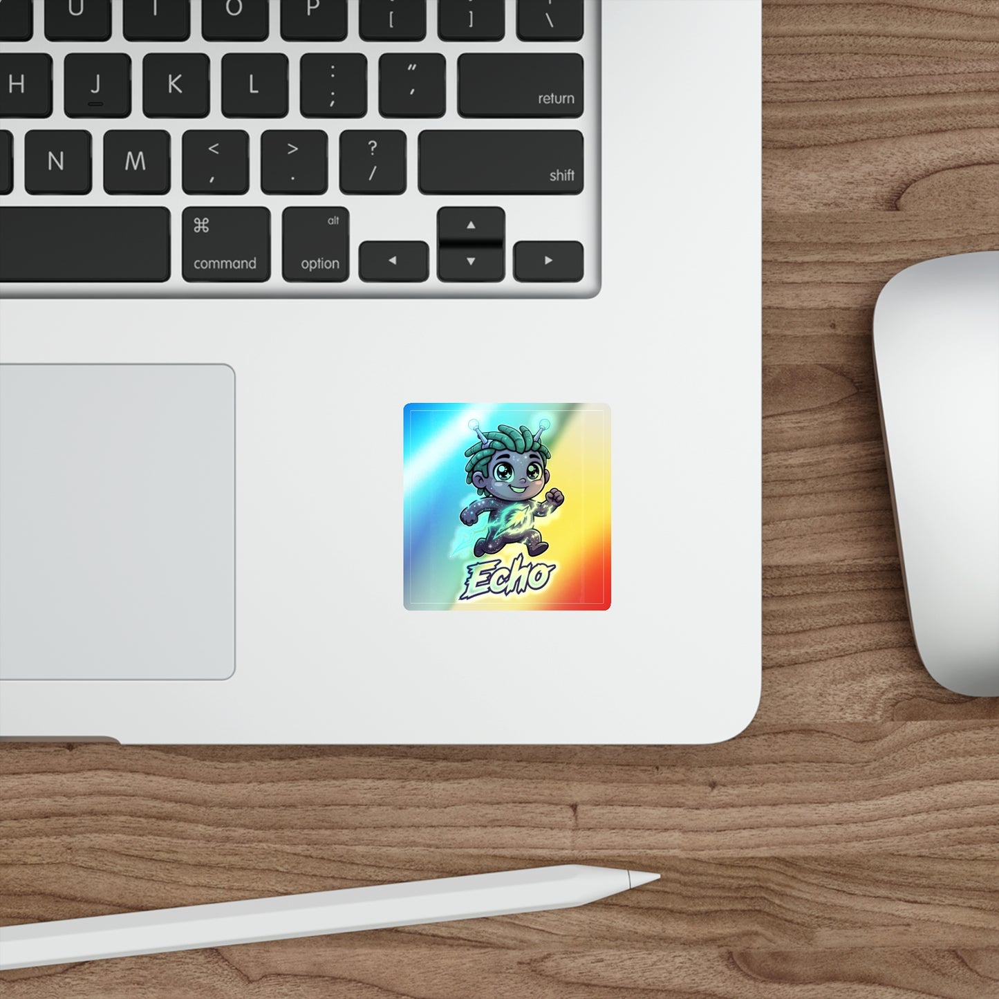 Ech-O Holographic Sticker – Courage Trait Buddy