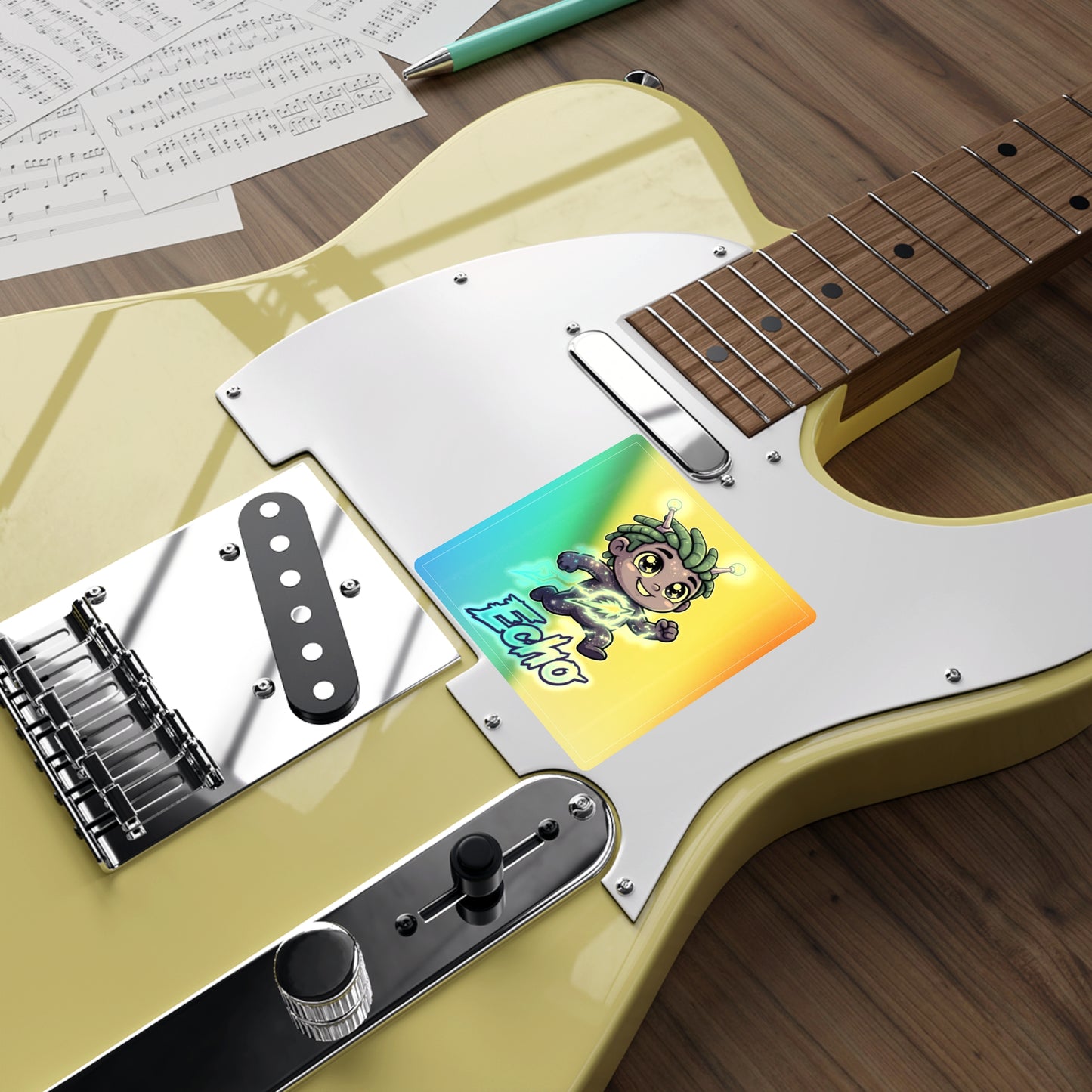 Ech-O Holographic Sticker – Courage Trait Buddy