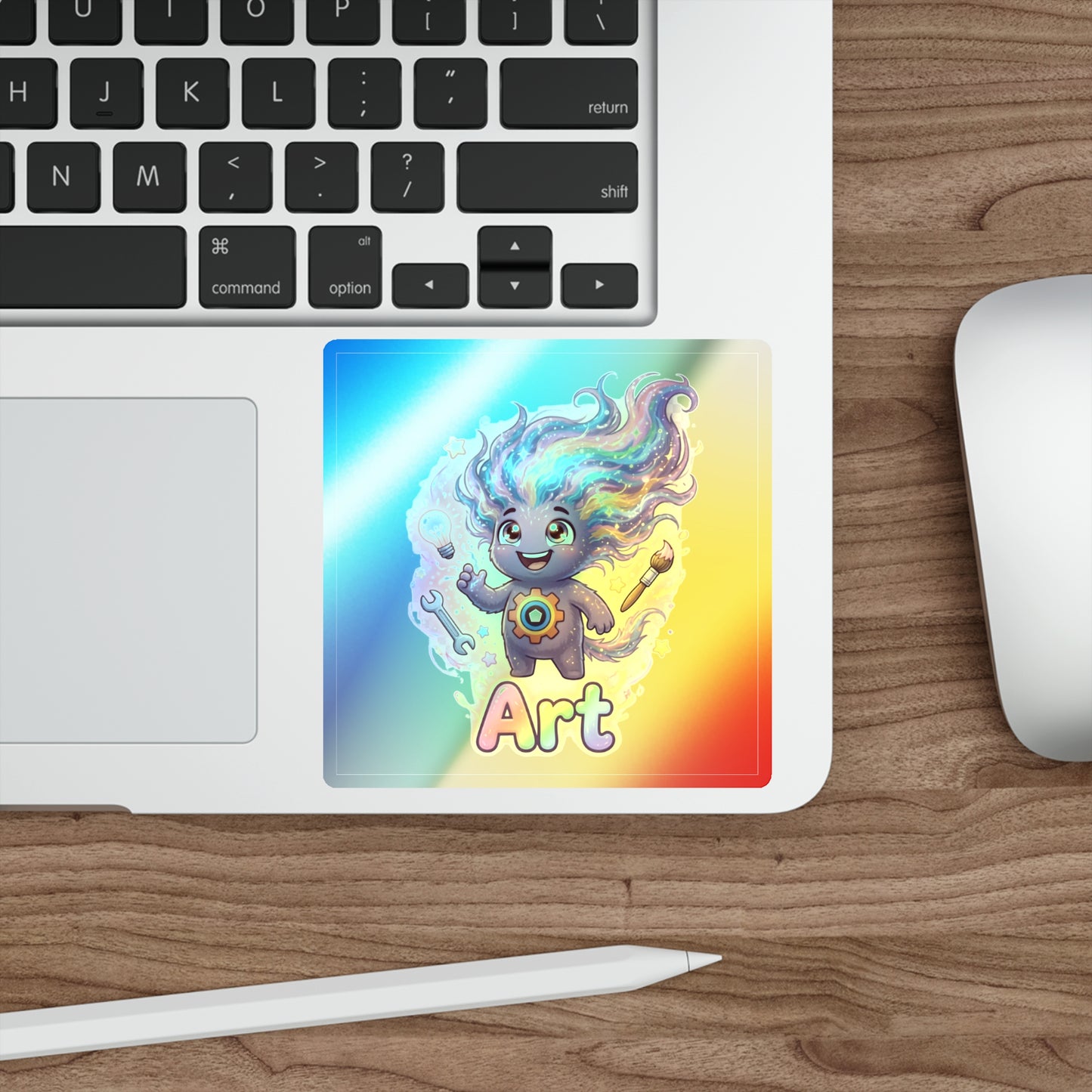Art Holographic Sticker – Curiosity Trait Buddy