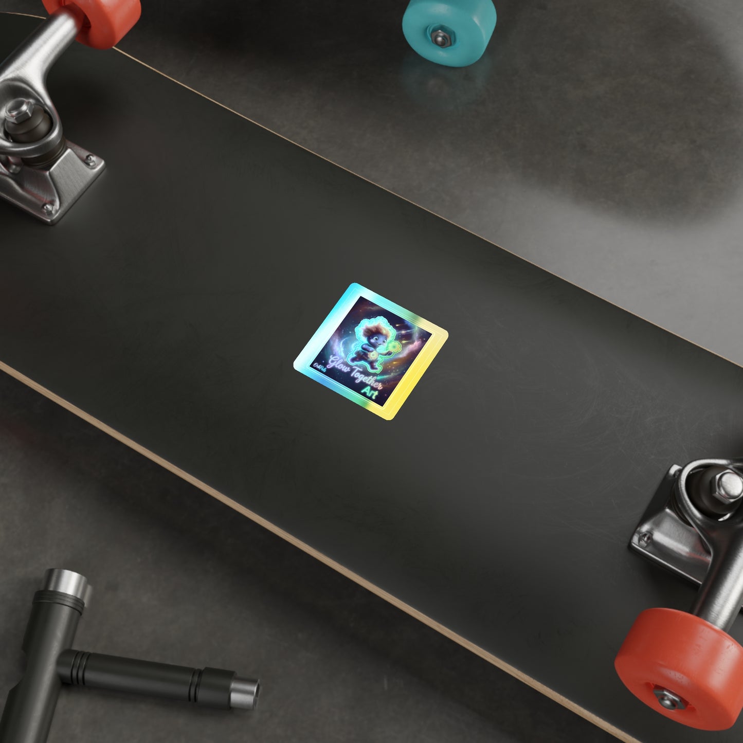 Art Holographic Sticker – Curiosity Trait Buddy